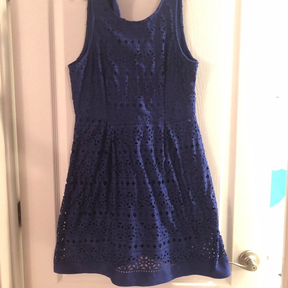 Cobalt blue dress